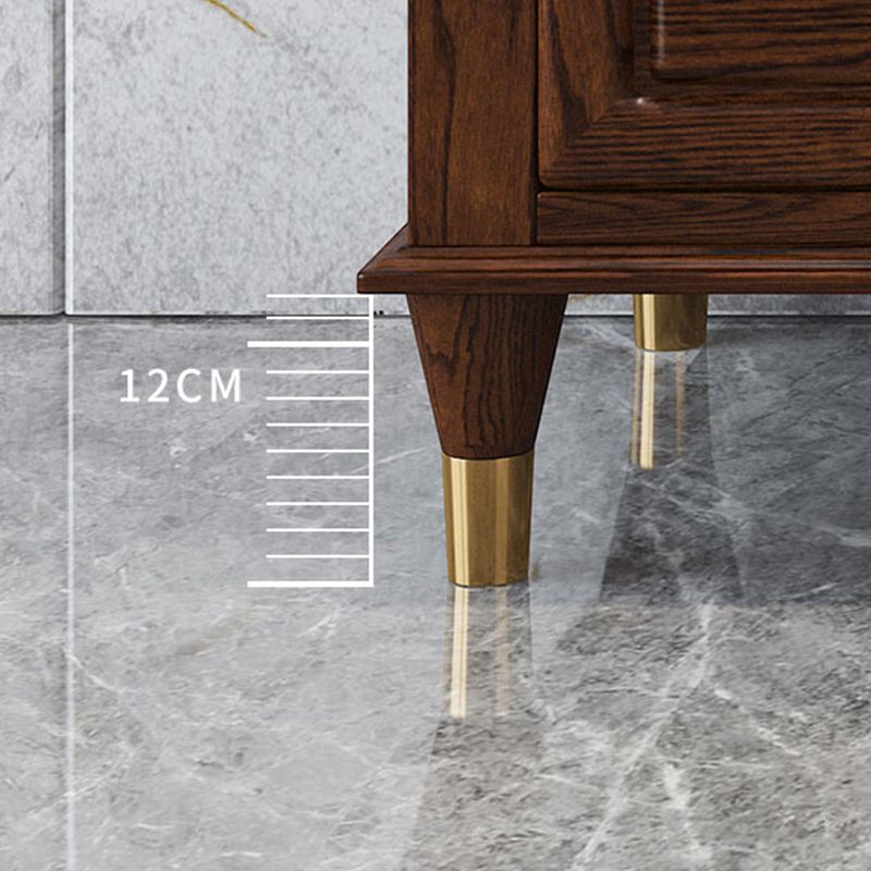 Slaapkamer verticale opbergkist glamour houten borst met laden