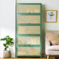 13" Wide Steel 3/4/5 - Door Accent Cabinet, With Rattan, Green Clearhalo 'Cabinets & Chests' 'cabinets_chests' 'furn' 'furn_cabinets_chests' 'Furniture' 'Living Room Furniture' 1200x1200_517c7446-7bce-4211-9e6f-543a03b8a2df