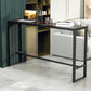 Industrial Style Rectangle Bar Table Faux Marble Bar-Height Bar Dining Table Clearhalo 'Bar Furniture' 'Bar Tables' 'bar_tables' 'furn' 'furn_bar_tables' 'Furniture' 'Kitchen & Dining Furniture' 1200x1200_517e6db8-5fc9-4886-8940-1d317a05e455
