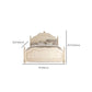 Victorian Solid Color Slat Bed Arched Bed With Custom Wood Legs