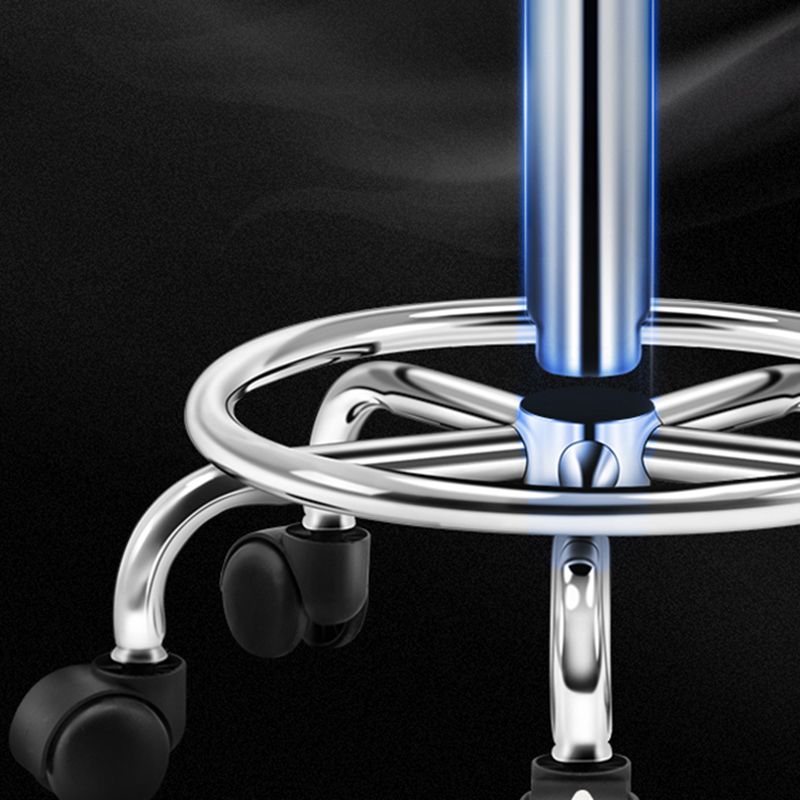 Modern Rotatable Adjustable Counter Stool Steel Cashier Bar Stool with Cushion and Pedal Clearhalo 'Bar Furniture' 'Bar Stools' 'bar_stools' 'furn' 'furn_bar_stools' 'furniture_bar_stools' 'Kitchen & Dining Furniture' 'kitchen&dining_furn' 'kitchen' 'kitchen_furn' Furniture' 1200x1200_5182d137-014b-4eaa-9f7a-141de77aaea8