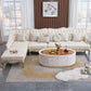 38.18" Tall Nailhead Trim Sectional Sofa Sloped Arm Genuine Leather Sofa Clearhalo 'furn' 'furn_sectionals' 'Furniture' 'Living Room Furniture' 'Sectionals' 1200x1200_51836240-ee5b-48f1-ad64-6cb8ef306722