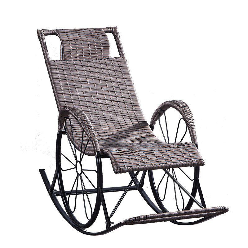 Mid Century Modern Style Rocking Chair Indoor Rattan Rocking Chair Clearhalo 'Chairs & Seating' 'furn' 'furn_rocking_chairs' 'Furniture' 'Living Room Furniture' 'Rocking Chairs' 'rocking_chairs' 1200x1200_5184569d-33f9-47f0-8a1c-fb794c468c7a