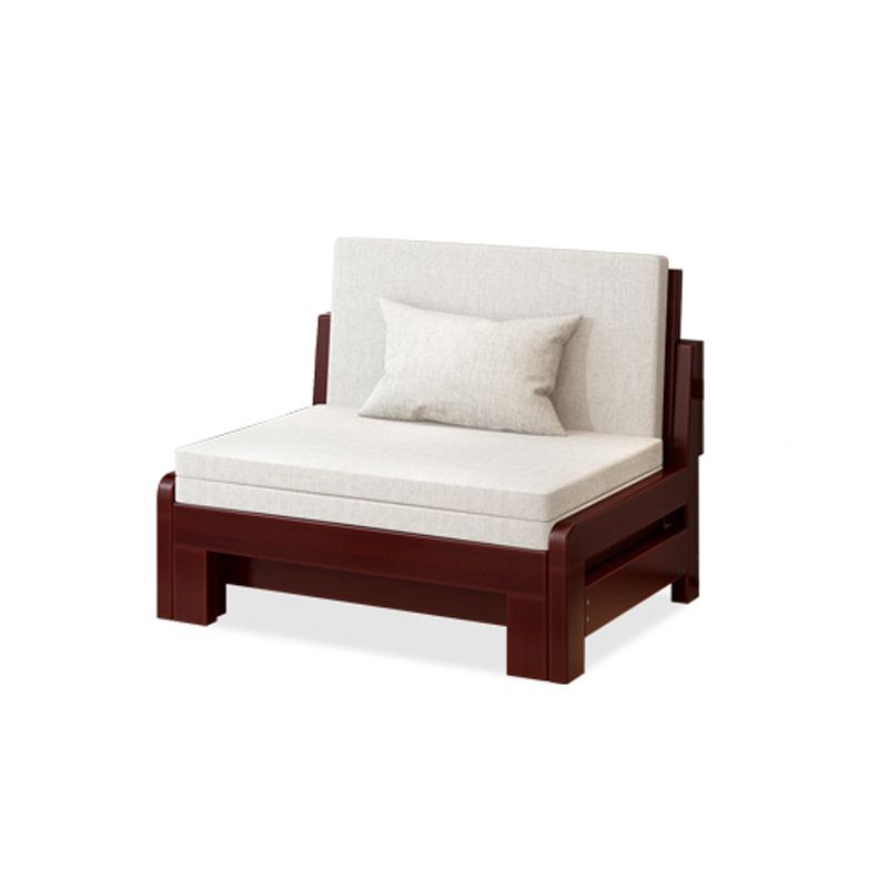 スカンジナビアの枕にはソファベッドが含まれていました33 "wソリッドウッドスリーパーソファ