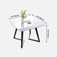 Double Pedestal Stone Table Industrial Style Dining Room Table for Indoor Clearhalo ' dining_table' 'Dining Tables & Seating' 'Dining Tables' 'furn' 'furn_dining_table' 'Furniture' 'furniture_dining_table' 'Kitchen & Dining Furniture' 'kitchen&dining_furn' 'kitchen' 'kitchen_dining_table' 1200x1200_51865caa-2582-40e6-855f-b8edee6fe379