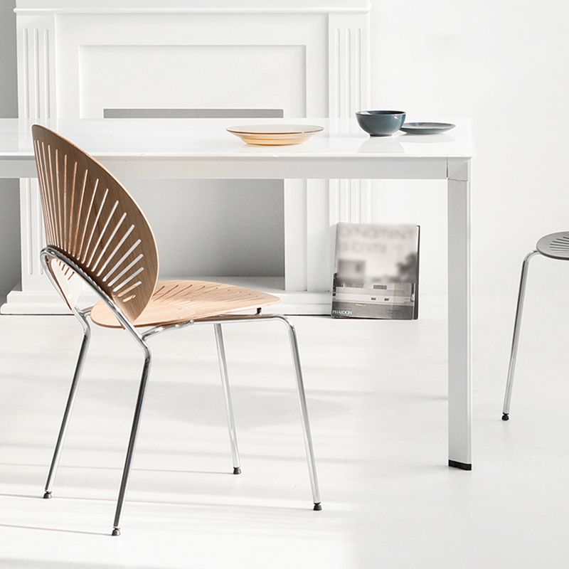 Industrial Style Metal Chair Dining Armless Open Back Chairs for Kitchen Clearhalo 'Dining Chairs' 'Dining Tables & Seating' 'dining_chair' 'furn' 'furn_dining_chair' 'Furniture' 'furniture_dining_chair' 'Kitchen & Dining Furniture' 1200x1200_5188ac57-c52f-4e6f-8a43-5fef296d5356