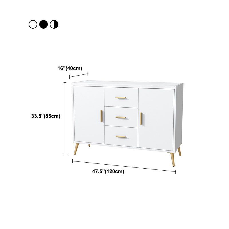 Sideboard Sideboard Glam Sideboard in pietra con porta e cassetto per la cucina