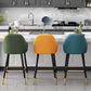Scandinavian Home Armed Stool Matte Finish Upholstered Bar Stools Clearhalo 'Bar Furniture' 'Bar Stools' 'bar_stools' 'furn' 'furn_bar_stools' 'Furniture' 'furniture_bar_stools' 'Kitchen & Dining Furniture' 1200x1200_518b369f-0e56-471a-aaf1-a27840c97111
