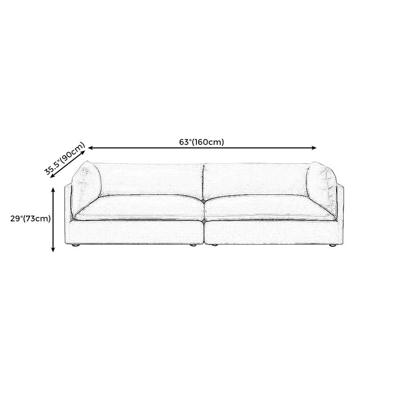 Modern Linen Tuxedo Arm Standard Sofa with Slipcovered for Living Room, Apartment Clearhalo 'furn' 'furn_sofas' 'Furniture' 'furniture_sofas' 'kitchen' 'kitchen_sofas' 'Living Room Furniture' 'Sofa' 'sofas' 1200x1200_518c5e0b-c467-4b00-b9cb-3ade75c0fe50