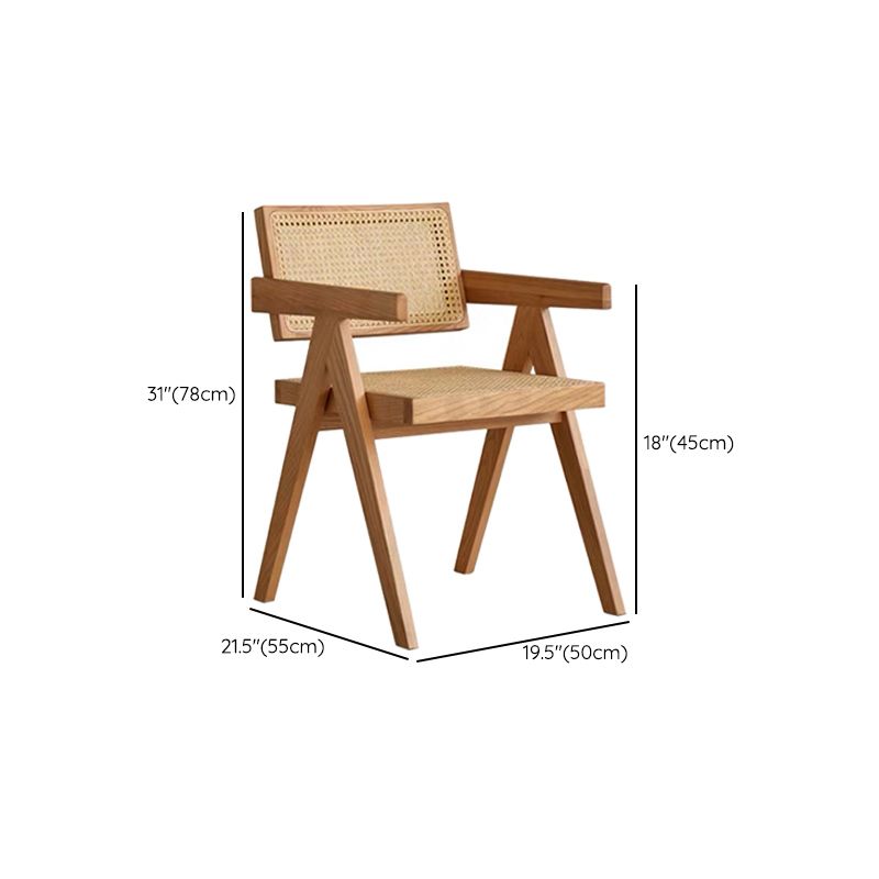 1/2/4/6 PCS Solid Wood Dining Room Set moderne stijl eetgelegenheid met rechthoekige tafel