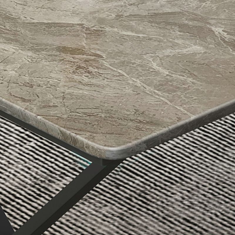 29.53 "Tall Stone Office Desk Sled Base rechthoekig schrijfbureau