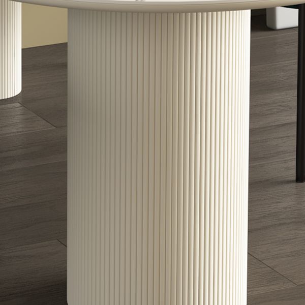 Contemporary Stone Dinner Table Tripod Base Dining Room Table for Home Clearhalo ' dining_table' 'Dining Tables & Seating' 'Dining Tables' 'furn' 'furn_dining_table' 'Furniture' 'furniture_dining_table' 'Kitchen & Dining Furniture' 'kitchen&dining_furn' 'kitchen' 'kitchen_dining_table' 1200x1200_518f7f47-a4b7-485a-b0b8-5cf2e83695c4