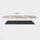 Modern Sintered Stone Dining Table Set 1/2/5/7 Pieces Rectangle Dining Set Clearhalo 'Dining Room Sets' 'Dining Tables & Seating' 'dining_room_set' 'furn' 'furn_dining_room_set' 'Furniture' 'Kitchen & Dining Furniture' 1200x1200_51918fa8-e991-47af-95c6-9a0b8516790f