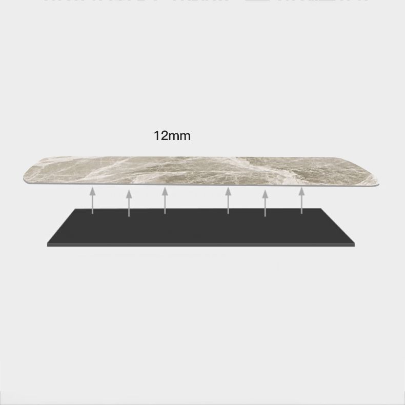 Modern Sintered Stone Dining Table Set 1/2/5/7 Pieces Rectangle Dining Set Clearhalo 'Dining Room Sets' 'Dining Tables & Seating' 'dining_room_set' 'furn' 'furn_dining_room_set' 'Furniture' 'Kitchen & Dining Furniture' 1200x1200_51918fa8-e991-47af-95c6-9a0b8516790f