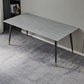 Rectangle Traditional Luxury Table Sintered Stone Table with 4 Black Legs Clearhalo ' dining_table' 'Dining Tables & Seating' 'Dining Tables' 'furn' 'furn_dining_table' 'Furniture' 'furniture_dining_table' 'Kitchen & Dining Furniture' 'kitchen&dining_furn' 'kitchen' 'kitchen_dining_table' 1200x1200_5192cc42-6067-453e-95a1-7862e3ef8a37