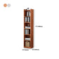 Modern Style Standard Bookcase Engineered Wood Closed Back Bookshelf Clearhalo 'Bookcases' 'furn' 'furn_bookcases' 'Furniture' 'Office Furniture' 1200x1200_5193f920-afde-4504-aaaa-ec5bba540a1c