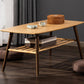 Contemporary Coffee Table 4 Legs Wooden Cocktail Table with Storage Clearhalo 'Coffee & Accent Tables' 'Coffee Tables' 'coffee_tables' 'furn' 'furn_coffee_tables' 'Furniture' 'Living Room Furniture' 1200x1200_51945deb-7bd4-417b-af2d-b3a7d6355277