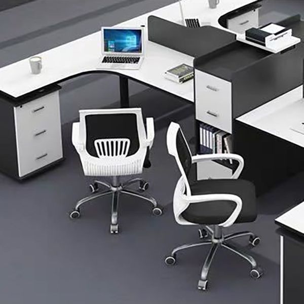 Mid-Back Office Chair Contemporary Ergonomic Arms Included Desk Chair Clearhalo 'furn' 'furn_office_chair' 'Furniture' 'Office Chairs' 'Office Furniture' 'office_chair' 1200x1200_5194fbd4-0f93-4a8a-a147-69d5767b6853