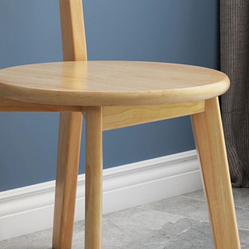 Traditional Kitchen Dining Chairs Wood Armless Dining Chairs