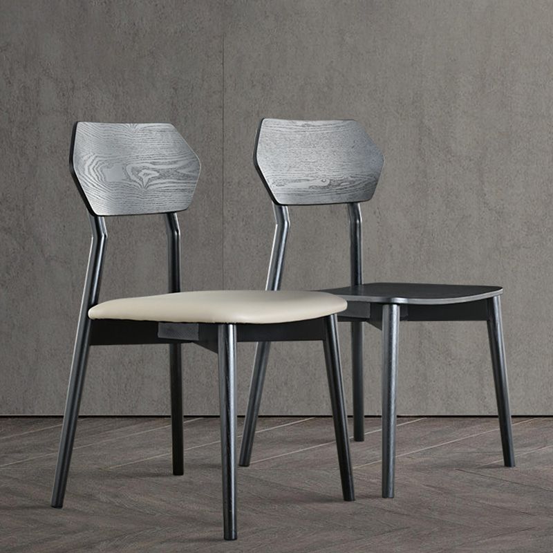 Open Back Side Chair Industrial Black Armless Dining Chairs for Home Clearhalo 'Dining Chairs' 'Dining Tables & Seating' 'dining_chair' 'furn' 'furn_dining_chair' 'Furniture' 'Kitchen & Dining Furniture' 1200x1200_51a2246f-da80-4095-946f-c3a7769fe7fa