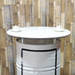 1/2/3 Pieces Modern Table and Stool Metal Bar Pub Table Set for Bar