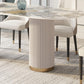 Traditional Luxury Sintered Stone Top Dining Table in White Oval Table with Double Pedestal Clearhalo ' dining_table' 'Dining Tables & Seating' 'Dining Tables' 'furn' 'furn_dining_table' 'Furniture' 'furniture_dining_table' 'Kitchen & Dining Furniture' 'kitchen&dining_furn' 'kitchen' 'kitchen_dining_table' 1200x1200_51a392e1-a443-447f-8740-79144e874345