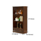 Wooden Closed Back Standard Bookcase Contemporary Style Bookshelf for Home Office Clearhalo 'Bookcases' 'furn' 'furn_bookcases' 'Furniture' 'furniture_bookcases' 'Office Furniture' 1200x1200_51a39d6f-2bb8-4783-b9ec-a2df234c1552