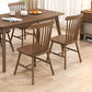Solid Wood Dining Room Chairs Industrial Style Windsor Back Side Chair