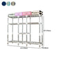 Modern Style Metal Wardrobe Cloth Rod Included Wardrobe Closet for Bedroom