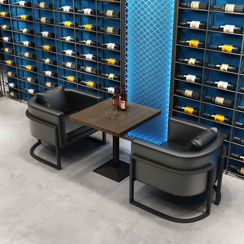 Industrial Solid Wood Dinner Table Brown Table with Black Frame for Dinning Room Clearhalo ' dining_table' 'Dining Tables & Seating' 'Dining Tables' 'furn' 'furn_dining_table' 'Furniture' 'furniture_dining_table' 'Kitchen & Dining Furniture' 'kitchen&dining_furn' 'kitchen' 'kitchen_dining_table' 1200x1200_51a9037f-f9b4-44db-851d-a11aca13b7ea