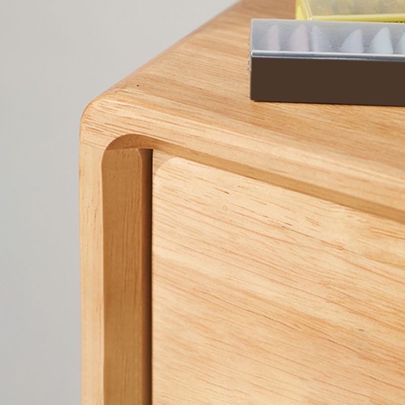 13.77 "Wide /15.35" brede accentkast vast hout 3/4/5 laden Kast in bruin