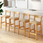 Modern Solid Wood Counter Stool Bar-height Low Back Bar Stool with Footrest Clearhalo 'Bar Furniture' 'Bar Stools' 'bar_stools' 'furn' 'furn_bar_stools' 'Furniture' 'Kitchen & Dining Furniture' 1200x1200_51ab6db6-1b02-4b94-bb8d-35d940682032
