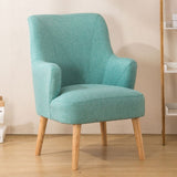 Chaise de lin 25,5 "L x 26,7" W x 35,8 "H Armes incluses pour le salon