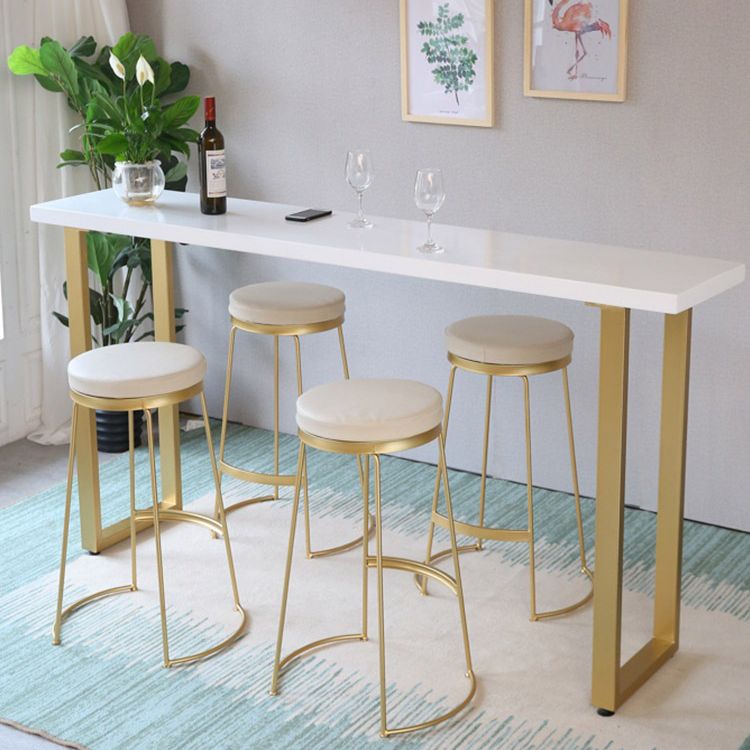 Rectangle Bar Dining Table Traditional Luxury Bar Table with Sled Base Clearhalo 'Bar Furniture' 'Bar Tables' 'bar_tables' 'furn' 'furn_bar_tables' 'Furniture' 'furniture_bar_tables' 'Kitchen & Dining Furniture' 1200x1200_51ae3f9a-18c8-478c-b644-6982128c4091