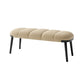 Contemporary Upholstered Bench Home Seating Bench with 4 Legs Clearhalo 'Benches' 'Chairs & Seating' 'furn' 'furn_benches' 'Furniture' 'Living Room Furniture' 1200x1200_51af11c6-e209-4daa-84c3-f75e44da03a7