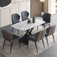 Modern 1/4/5/7 Pieces Dining Set Rectangle Sintered Stone Dining Table Set Clearhalo 'Dining Room Sets' 'Dining Tables & Seating' 'dining_room_set' 'furn' 'furn_dining_room_set' 'Furniture' 'furniture_dining_room_set' 'Kitchen & Dining Furniture' 'kitchen&dining_furn' 'kitchen' 1200x1200_51b11552-fbe6-4619-866a-c39fe7b27086