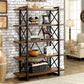 Industrial Open Etagere Bookshelf with Black Iron Frame Solid Wood Shelf Clearhalo 'Bookcases' 'furn' 'furn_bookcases' 'Furniture' 'furniture_bookcases' 'kitchen' 'kitchen_bookcases' 'Living Room Furniture' 'Office Furniture' 1200x1200_51b14fdb-b1cf-4501-bb7d-c145b5f4f2e0
