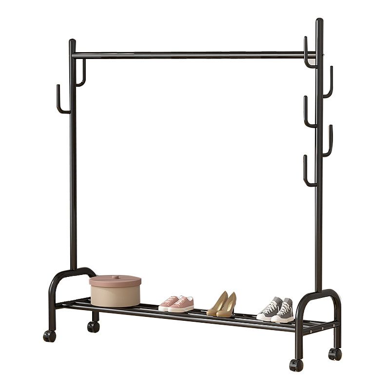 Modern Coat Rack Hanging Rail Storage Shelving and Hooks Coat Hanger Clearhalo 'Entry & Mudroom Furniture' 'furn' 'furn_hall_tree_coat_racks' 'Furniture' 'Hall Trees & Coat Racks' 'hall_tree_coat_racks' 1200x1200_51b1b89e-bade-4cb5-af0b-dde58809bde3