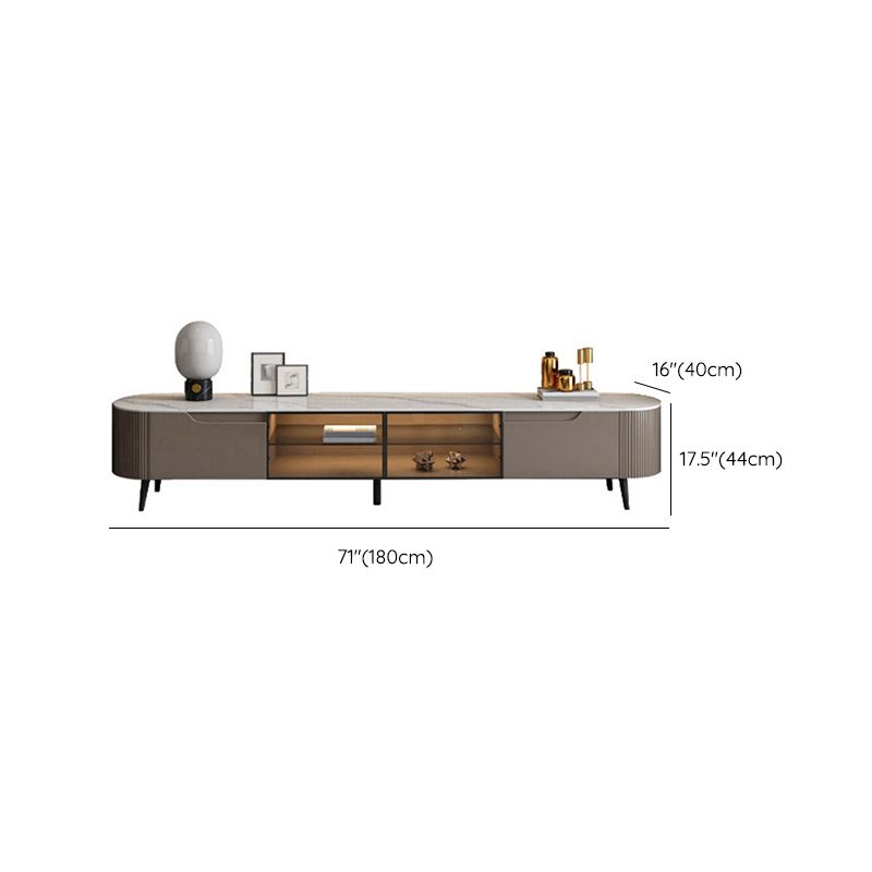 Stone Media Console TV Stand Modern TV Stand Console with Drawers Clearhalo 'furn' 'furn_tv_stands_entertainment_centers' 'Furniture' 'Living Room Furniture' 'TV Stands & Entertainment Centers' 'TV Stands & Media Storage Furniture' 'tv_stands_entertainment_centers' 1200x1200_51b2f50d-81ec-4453-8e34-92686793086b