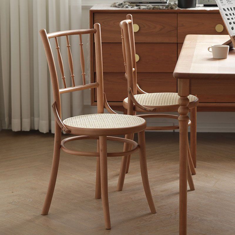 Traditional Style Side Chair Solid Wood Slat Back Dining Room Chair Clearhalo 'Dining Chairs' 'Dining Tables & Seating' 'dining_chair' 'furn' 'furn_dining_chair' 'Furniture' 'Kitchen & Dining Furniture' 1200x1200_51b38ac4-3fe5-4862-a554-c92e451fe3b9