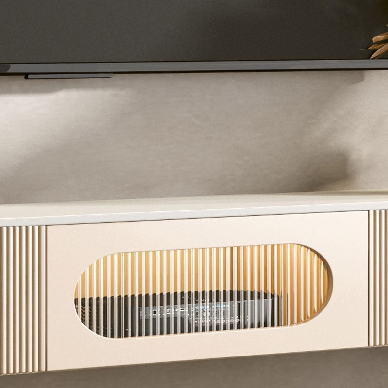 Modern Stone TV Stand Console White Floating TV Media Stand with Drawers for Living Room Clearhalo 'furn' 'furn_tv_stands_entertainment_centers' 'Furniture' 'Living Room Furniture' 'TV Stands & Entertainment Centers' 'TV Stands & Media Storage Furniture' 'tv_stands_entertainment_centers' 1200x1200_51b446e3-a0f9-48d8-abdc-6f7dd9164809