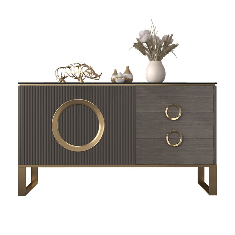 Tavolo da tavolo da tavolo a buffet glam tavolo da sideboard con cassetti per sala da pranzo