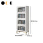 Glam Closed Back Standard Bookcase Manufactured Wood Bookcase with Glass Doors Clearhalo 'Bookcases' 'furn' 'furn_bookcases' 'Furniture' 'furniture_bookcases' 'kitchen' 'kitchen_bookcases' 'Living Room Furniture' 'Office Furniture' 1200x1200_51b6dbc8-e0b9-45fd-868a-f643b20edcdd
