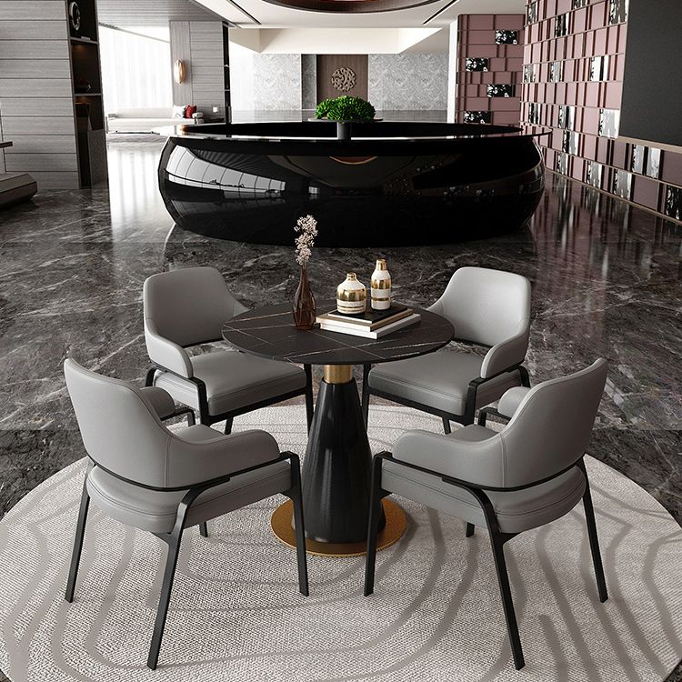 Mesa de piedra sinterizada de interior de lujo tradicional para la cocina para la cocina