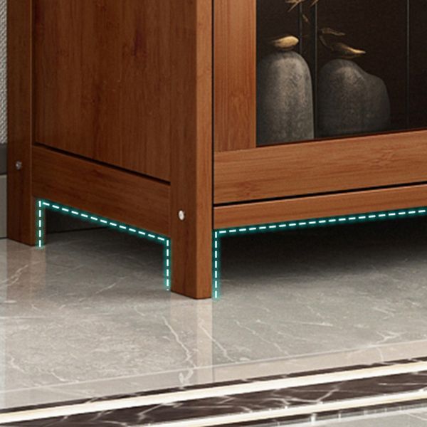 Brown Modern Standard Bookcase Manufactured Wood Bookcase with Door for Home Clearhalo 'Bookcases' 'furn' 'furn_bookcases' 'Furniture' 'furniture_bookcases' 'kitchen' 'kitchen_bookcases' 'Living Room Furniture' 'Office Furniture' 1200x1200_51b7e1b9-c319-44dd-88e0-3764745e1e7d