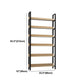 Modern Engineered Bookcase Natural Etagere Bookshelf for Any Room