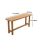 Luxury Rectangular Bar Table Set 1/5/6/11 Pieces Wooden Counter Table with High Stools