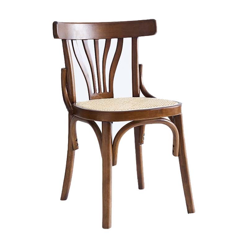 Armless Dining Side Chair Solid Wood Scandinavian Kitchen Dining Room Chair Clearhalo 'Dining Chairs' 'Dining Tables & Seating' 'dining_chair' 'furn' 'furn_dining_chair' 'Furniture' 'Kitchen & Dining Furniture' 1200x1200_51ba89aa-8753-460d-84e7-b0d91572045e
