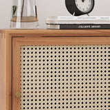 Wooden Night Table Modern Minimalist Bedside Table with Cabinet Clearhalo 'Bedroom Furniture' 'furn' 'furn_night_stand' 'Furniture' 'night_stand' 'Nightstands' 1200x1200_51ba91ab-1532-45e0-bbc1-00f0c51113e0