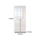 Contemporary Wooden Wardrobe White Colour Wardrobe Closet with Garment Rod